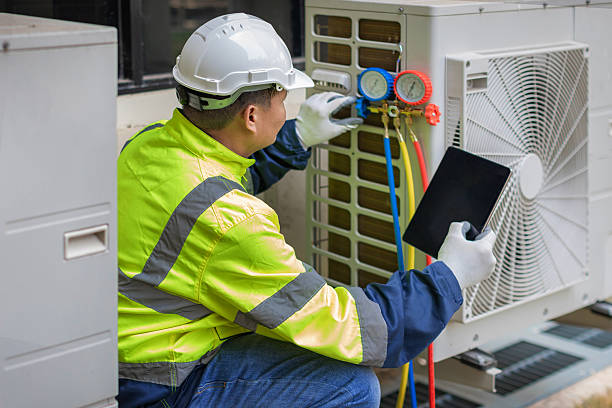Professional Hvac technician working in Lancaster, MA
